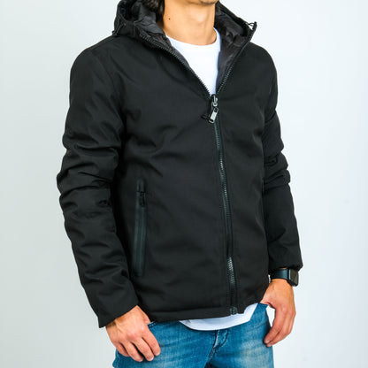 Bellini Milano Bomber Corto Double-Face Nero