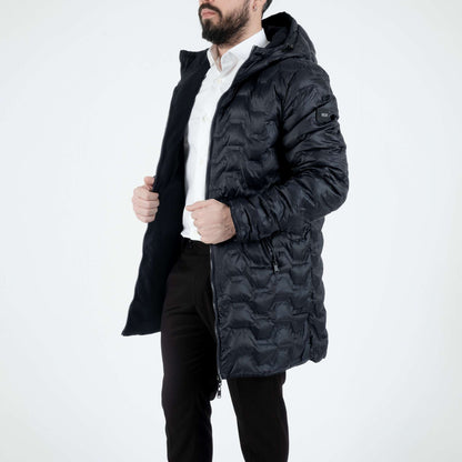 Bellini Milano Parka Lungo Double-Face Blu