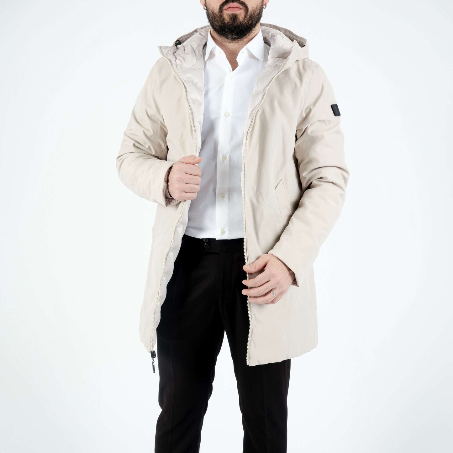 Bellini Milano Parka Lungo Double-Face Ghiaccio