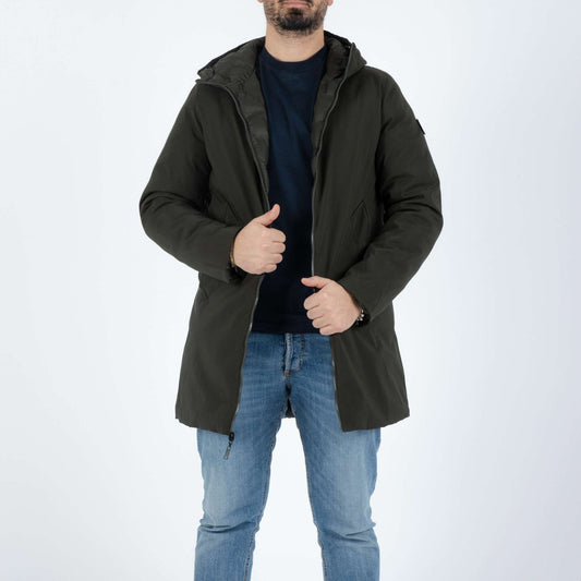 Bellini Milano Parka Lungo Double-Face Verde