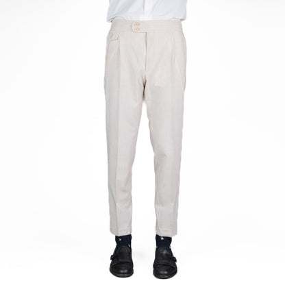 Pantalone Langella Fibbia Beige