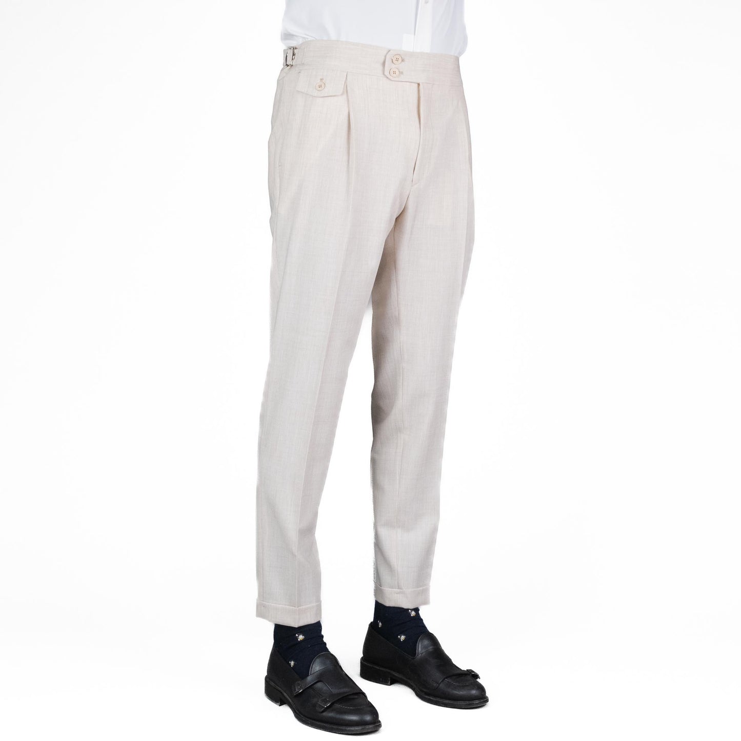 Pantalone Langella Fibbia Beige