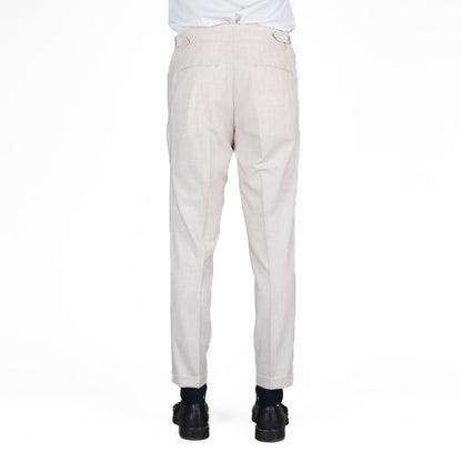 Pantalone Langella Fibbia Beige