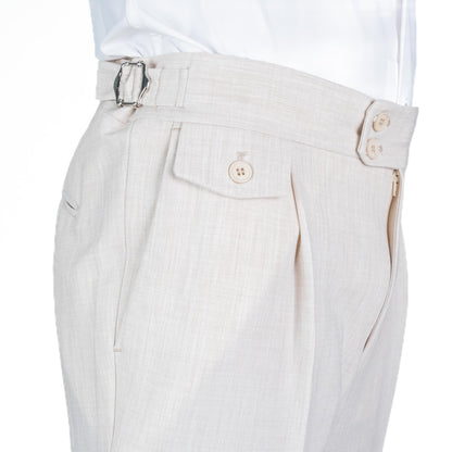 Pantalone Langella Fibbia Beige