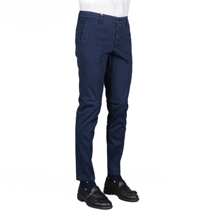 Pantalone Langella Cotone Blu