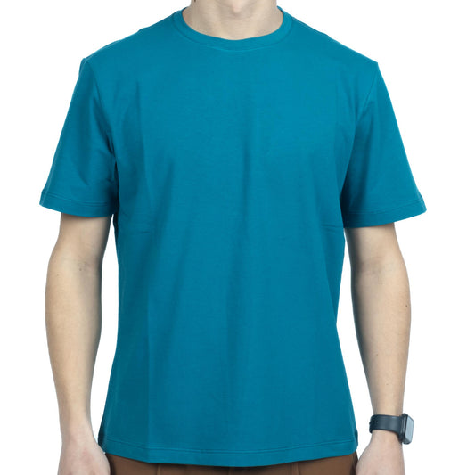 T-Shirt Pitone Ice Cotton Petrolio